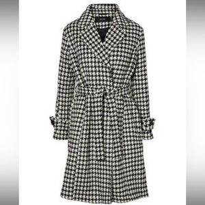 NWT FALL BLOGGERS FAVE Vero Moda sz 16 Houndstooth Coat GORGEOUS 🔥🔥